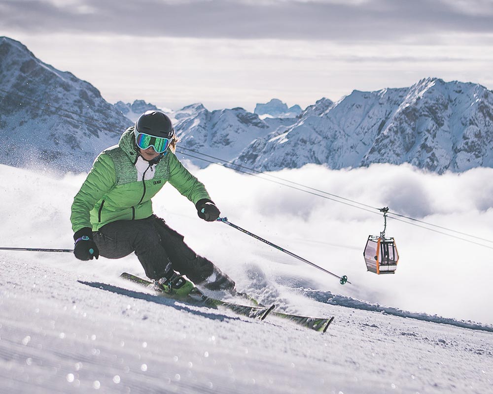 skifahren dolomiten suedtirol luesen